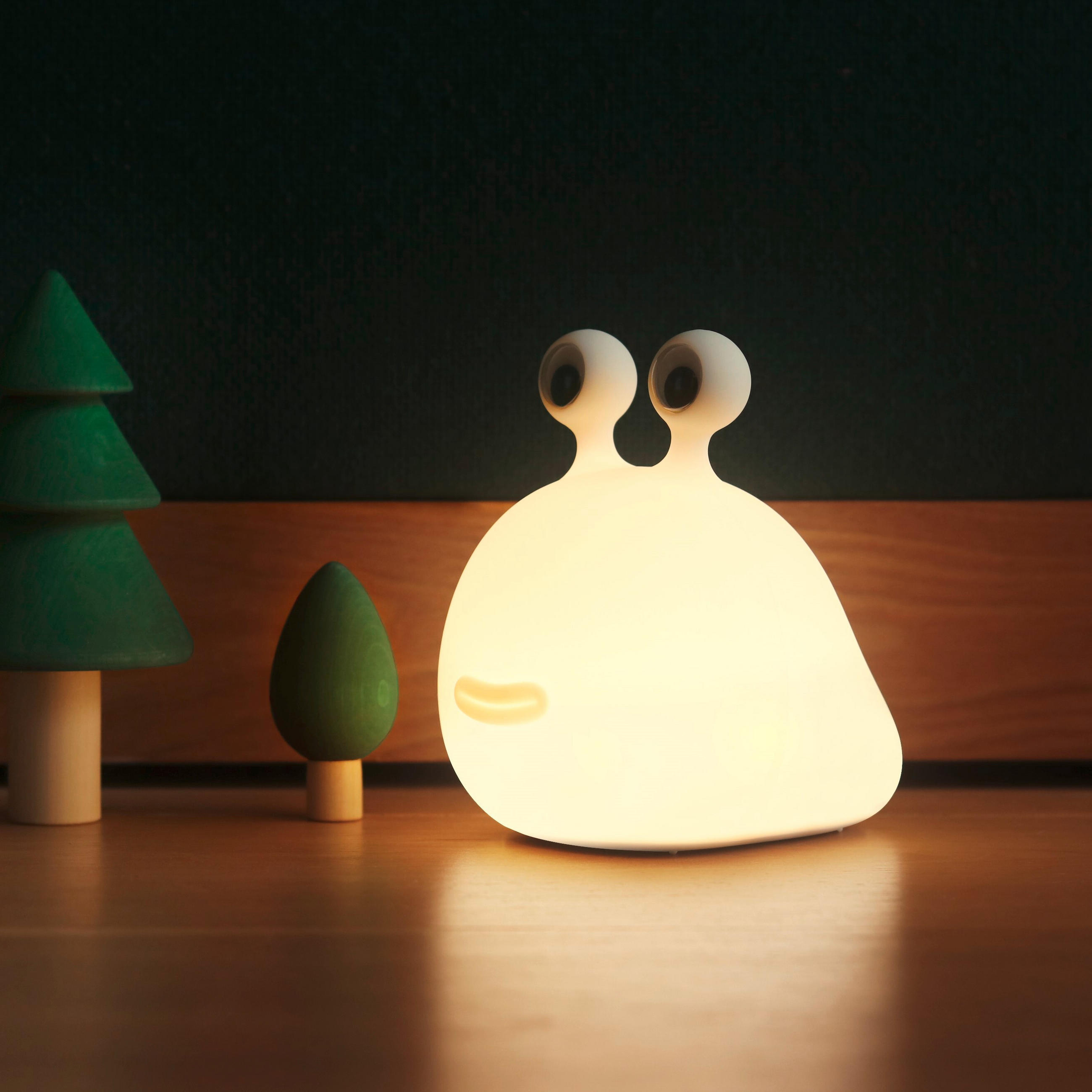 Thumbnail - P & B Kinder-Nachtlicht Momo Moon, Mehrfarbig, Weiß, Kunststoff, 10x13x12 cm, Timerfunktion, tragbar, Lampen & Leuchten,...