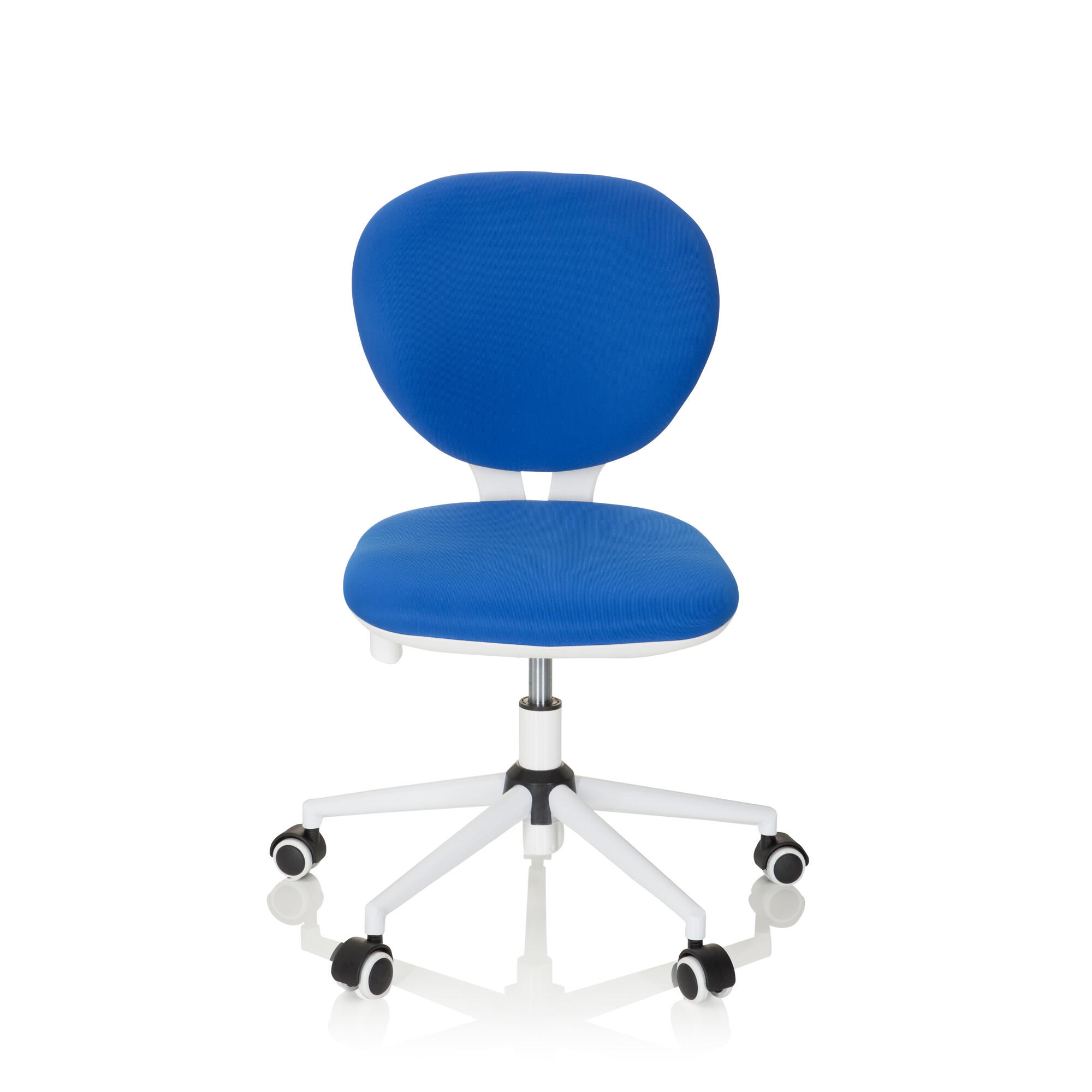 OTOČNÁ ŽIDLE PRO MLÁDEŽ, modrá - modrá, Basics, plast (43/82-95/56cm) - MID.YOU