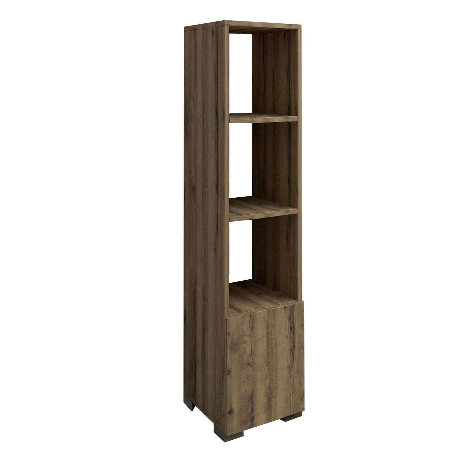Livetastic Regal Kuzey Bücherregal Nussbaum 31x136x30 cm