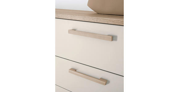 KOMMODE , 165/96/38 cm, 4 Schublade(n)  - Kaschmir/Eichefarben, Design, Holz/Holzwerkstoff (165/96/38cm) - Xora