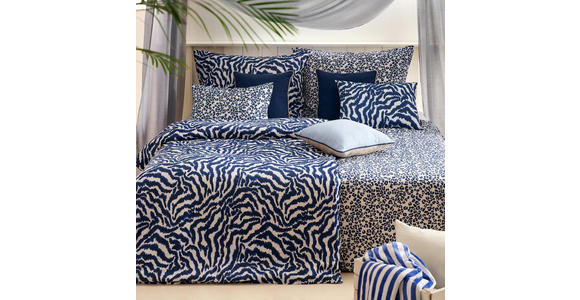 BETTWÄSCHE 140/200 cm - Blau/Weiß, Basics, Textil (140/200cm) - Novel