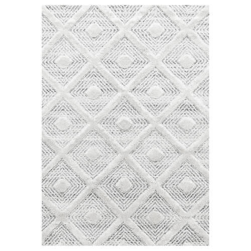 VÄVD MATTA 200/290 cm Pisa 4707 grau  - grå, Klassisk, textil (200/290cm)