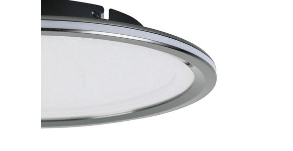 LED-DECKENLEUCHTE 40/6 cm   - Chromfarben/Schwarz, Trend, Kunststoff/Metall (40/6cm) - Novel