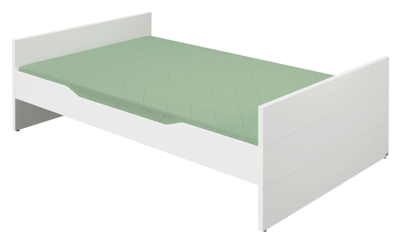 BETT Fiona 90/200 cm Weiß  - Weiß, Design (90/200cm) - Paidi