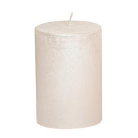 STUMPENKERZE 6,8/10 cm  - Weiss, Konventionell (6,8/10cm)