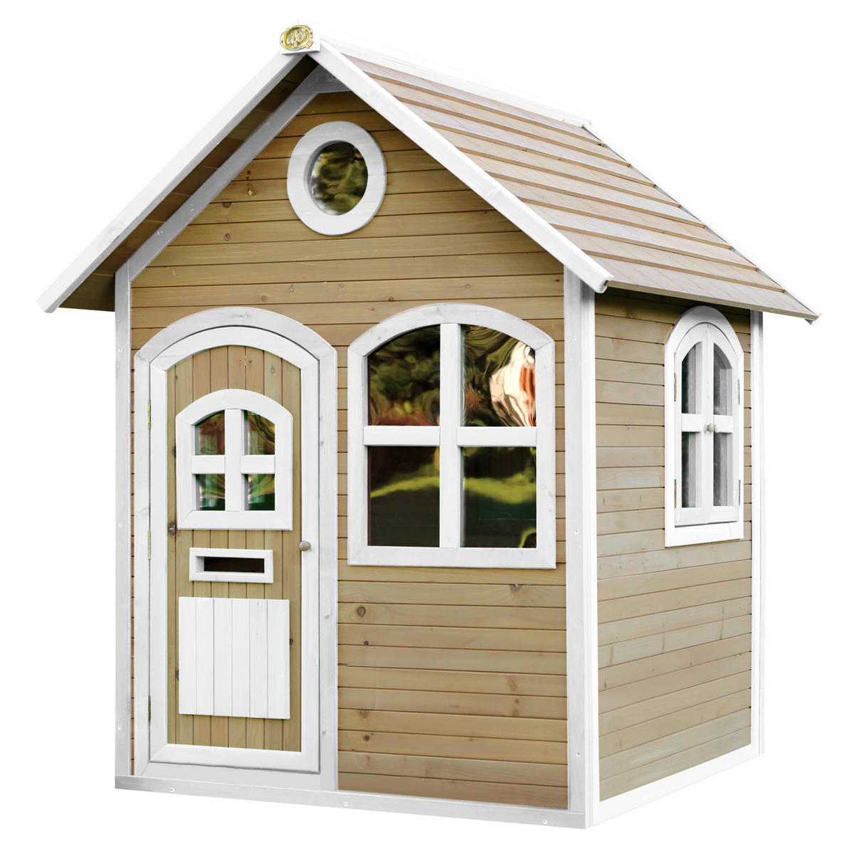 SPIELHAUS 137/175/151 cm SPIELHAUS JULIA  - Braun/Weiß, Basics (137/175/151cm) - Ambia Garden