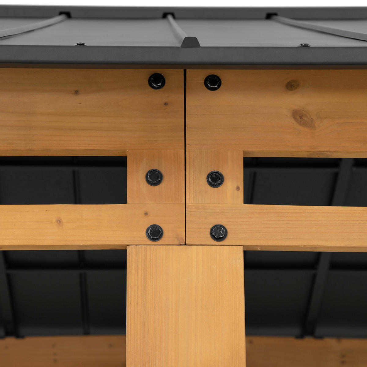 CARPORT  - Anthrazit, Basics, Holz/Metall (336cm) - Modante