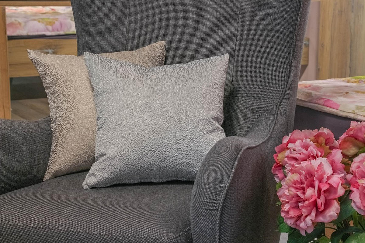 UKRASNI JASTUK 40/40 cm   BALI  - crna, Konvencionalno, tekstil (40/40cm)