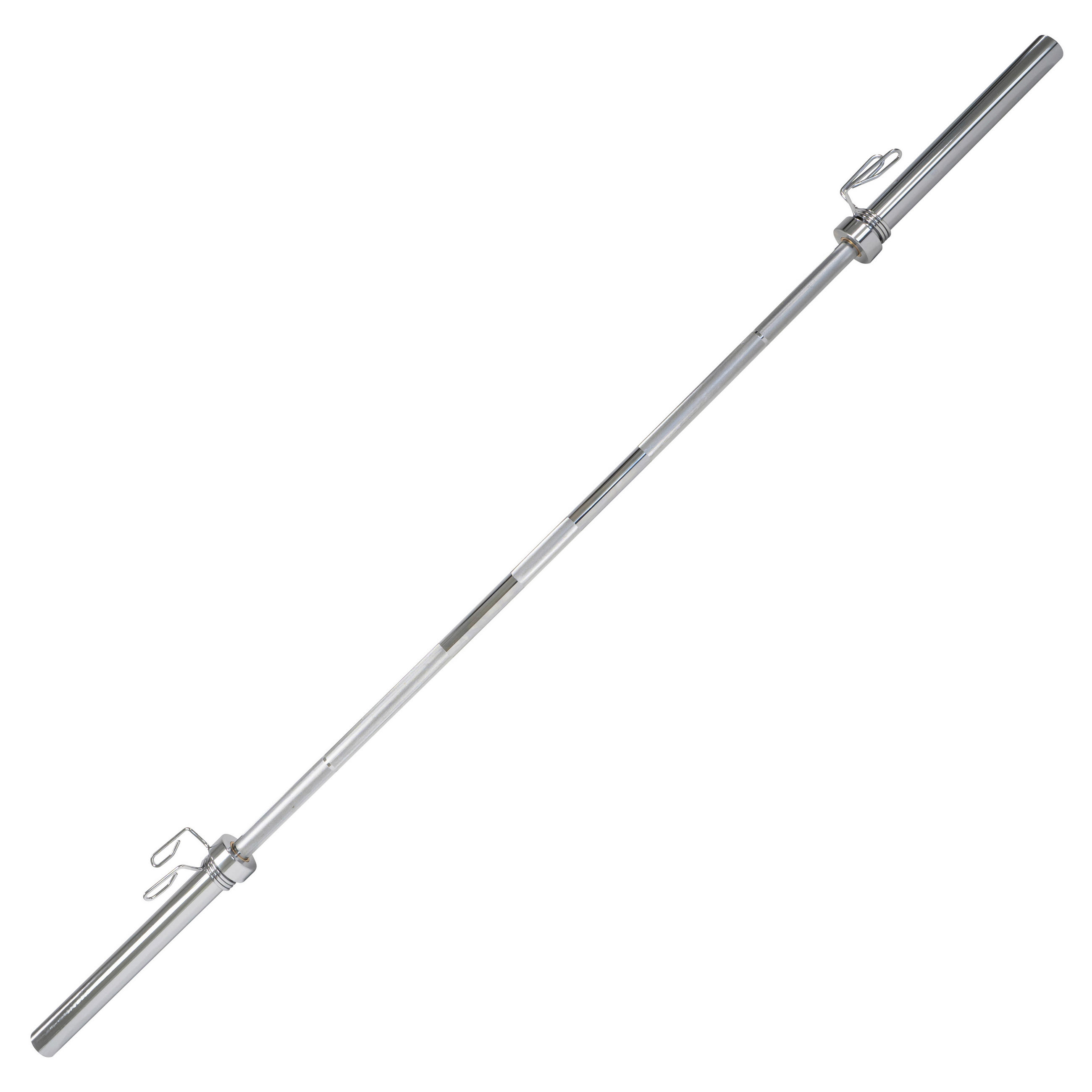 HANTELSTANGE  - Silberfarben, KONVENTIONELL, Metall (220/7,5/7,5cm)