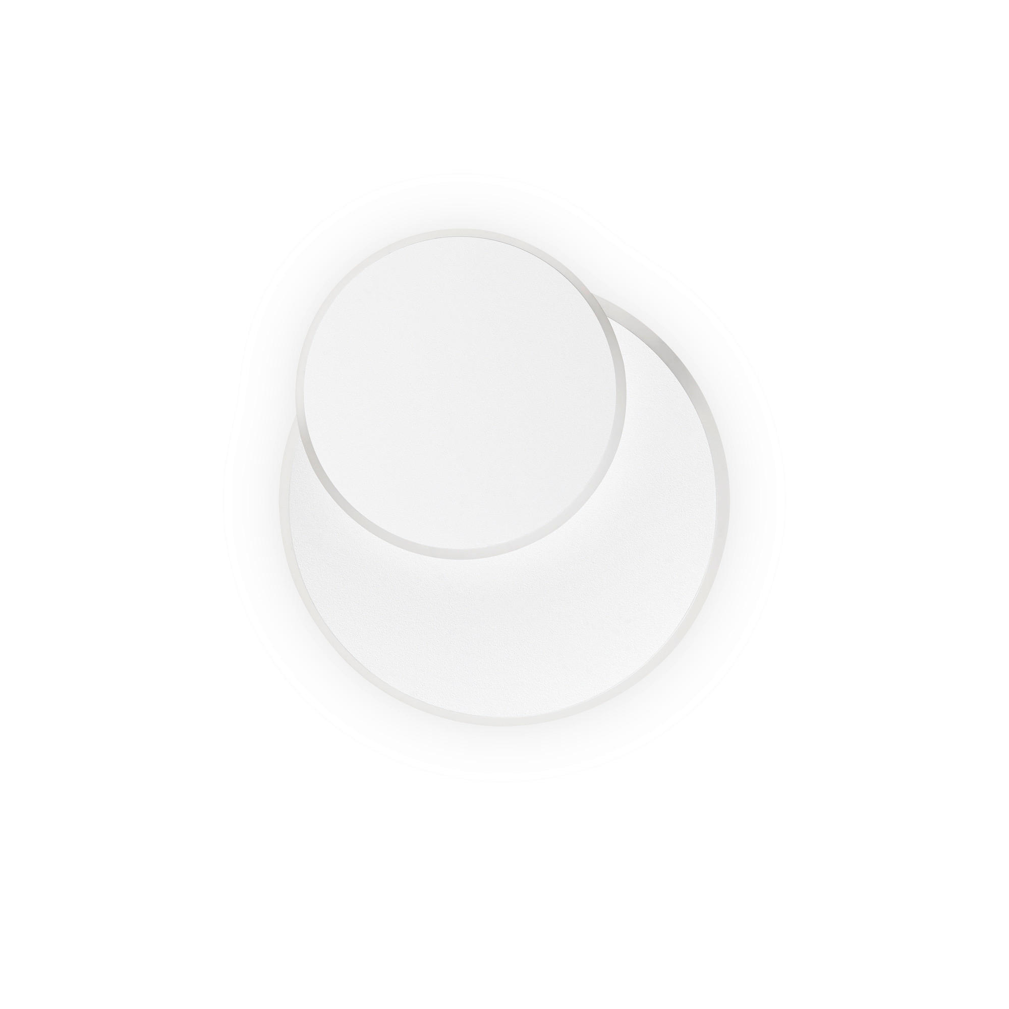 LED-WANDLEUCHTE Pouche 25/25/5 cm   - Weiß, Design, Metall (25/25/5cm) - Ideal Lux