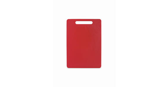 SCHNEIDEBRETT 34/24/0,4 cm - Rot, Basics, Kunststoff (34/24/0,4cm) - Homeware