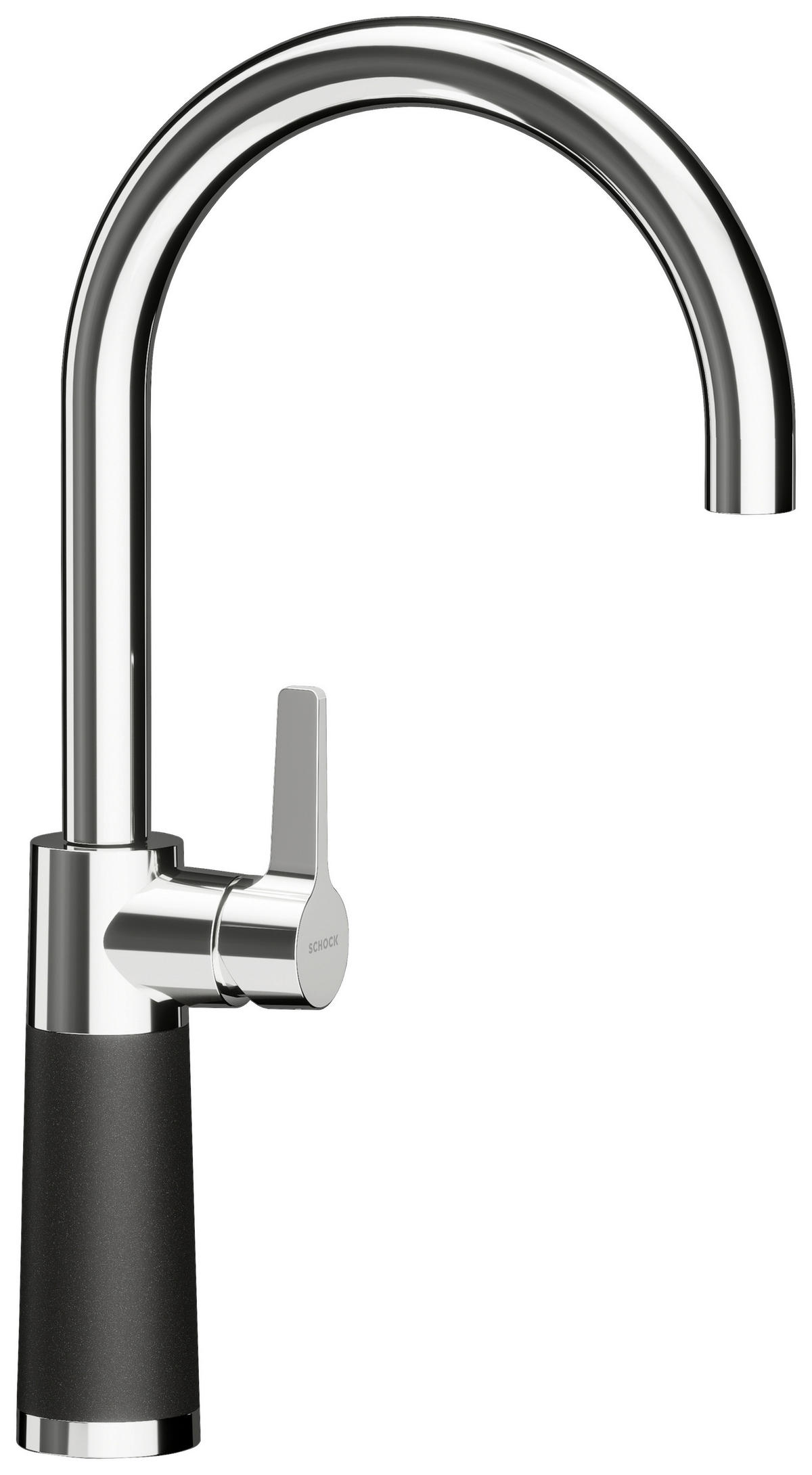 KÜCHENARMATUR 555000STO  - Chromfarben/Grau, Basics, Stein/Metall (5,2/39,2/19cm) - Schock