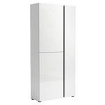 GARDEROBENSCHRANK  in 91/196/34 cm  - Anthrazit/Schwarz, Design, Holzwerkstoff/Kunststoff (91/196/34cm) - Xora