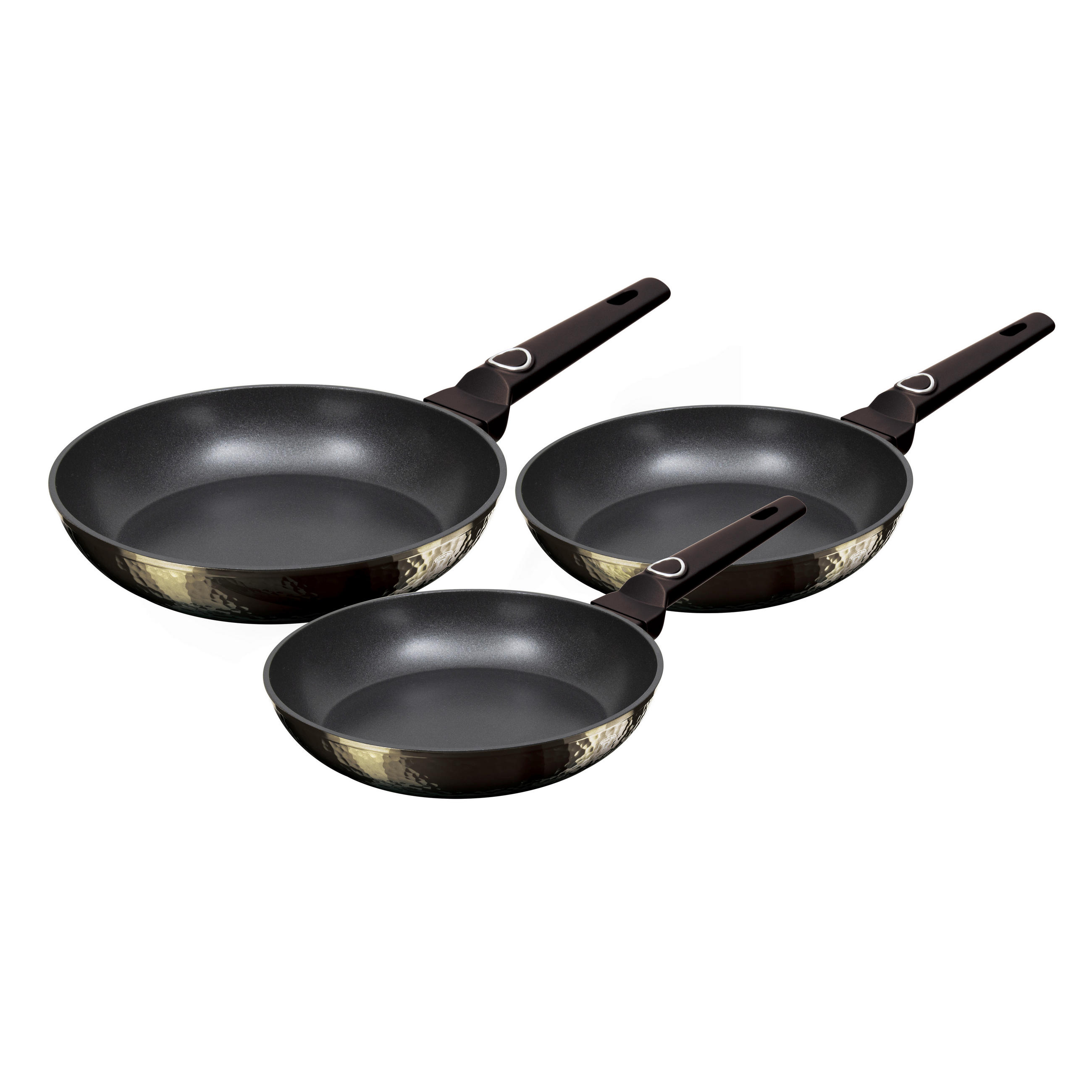 SET PONEV aluminij 3-delni  - temno siva, Basics, kovina - Berlinger Haus