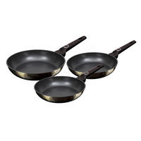 SET PONEV aluminij 3-delni  - temno siva, Basics, kovina - Berlinger Haus