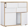 KOMMODE 100/74/33 cm  in Weiss, Honigeiche  - Honigeiche/Weiss, Design, Holzwerkstoff/Kunststoff (100/74/33cm) - MID.YOU