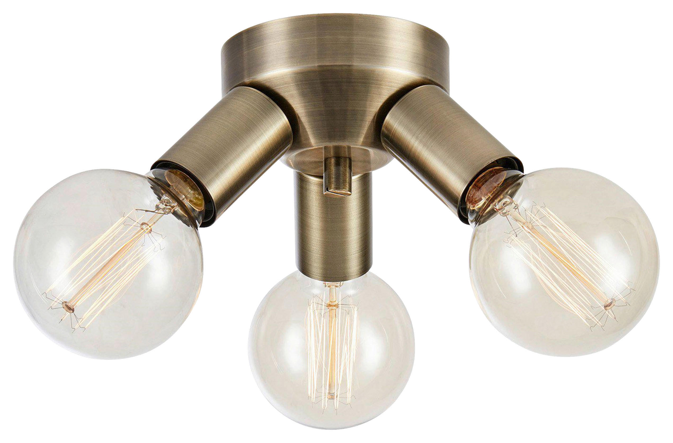 DECKENLEUCHTE Mazzo 21/10,5 cm   - Messingfarben, Basics, Metall (21/10,5cm) - Markslöjd