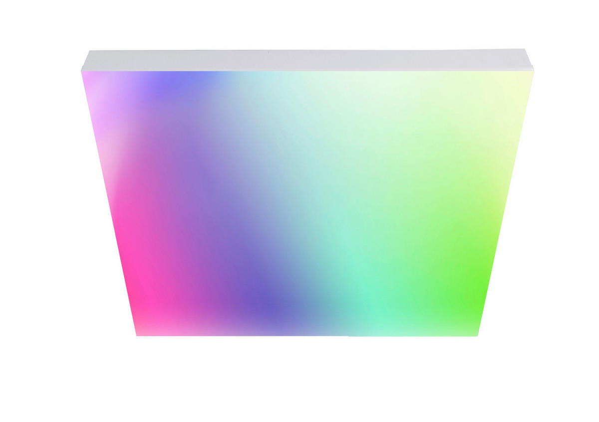LED Decken-/Wandpanel 30x30 cm  - Weiß, Basics, Kunststoff (30/5,9/30cm) - Tint