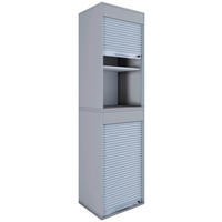 AKTENSCHRANK 50/186/40 cm  - Grau, MODERN, Holzwerkstoff/Kunststoff (50/186/40cm) - MID.YOU