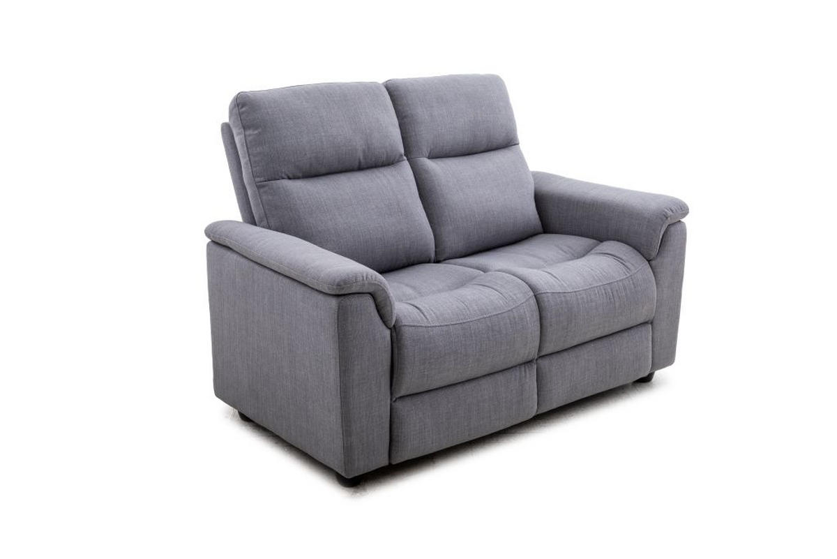 GARNITURA ZA SEDENJE svetlosiva  - svetlosiva/crna, Moderno, drvo/tekstil (198/149/103/97cm) - Hom`in