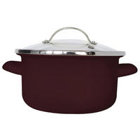 LONAC SA ŽLIJEBOM ZA IZLIJEVA  2.5 l  Deep Purple  - Basics, staklo/metal (20/10/20cm)