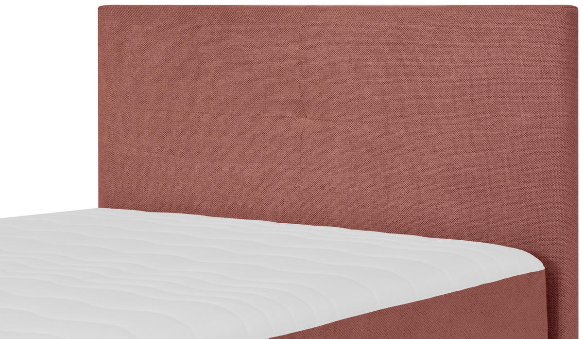 BOXBETT 120/200 cm  in Rosa  - Schwarz/Rosa, KONVENTIONELL, Textil (120/200cm) - P & B