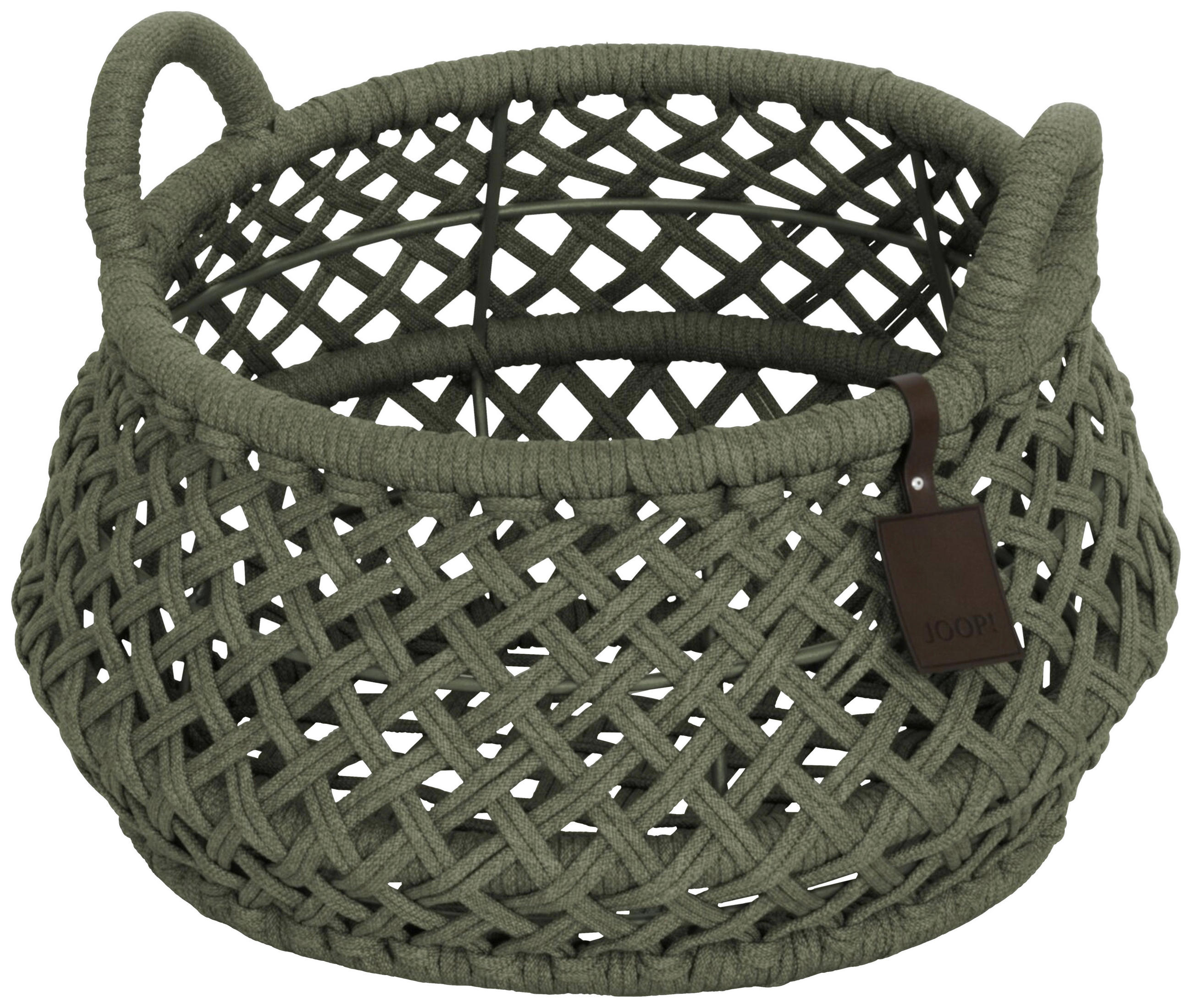DEKOKORB  - Olivgrün/Grün, Basics, Textil/Metall (38-42/30/38-42cm) - Joop!