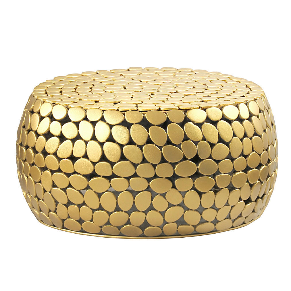 Măsuță De Cafea din metal, 66/66/32 cm   - auriu, Design, metal (66/66/32cm) - Livetastic