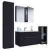 BADEZIMMER 5-teilig  in 126 cm  - Weiss/Alufarben, Modern, Keramik/Holzwerkstoff (126cm) - MID.YOU
