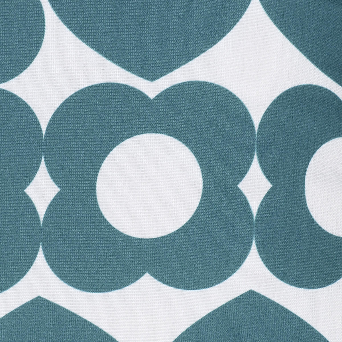 ZIERKISSEN  45/45 cm   - Petrol/Weiß, Design, Textil (45/45cm) - Eglo