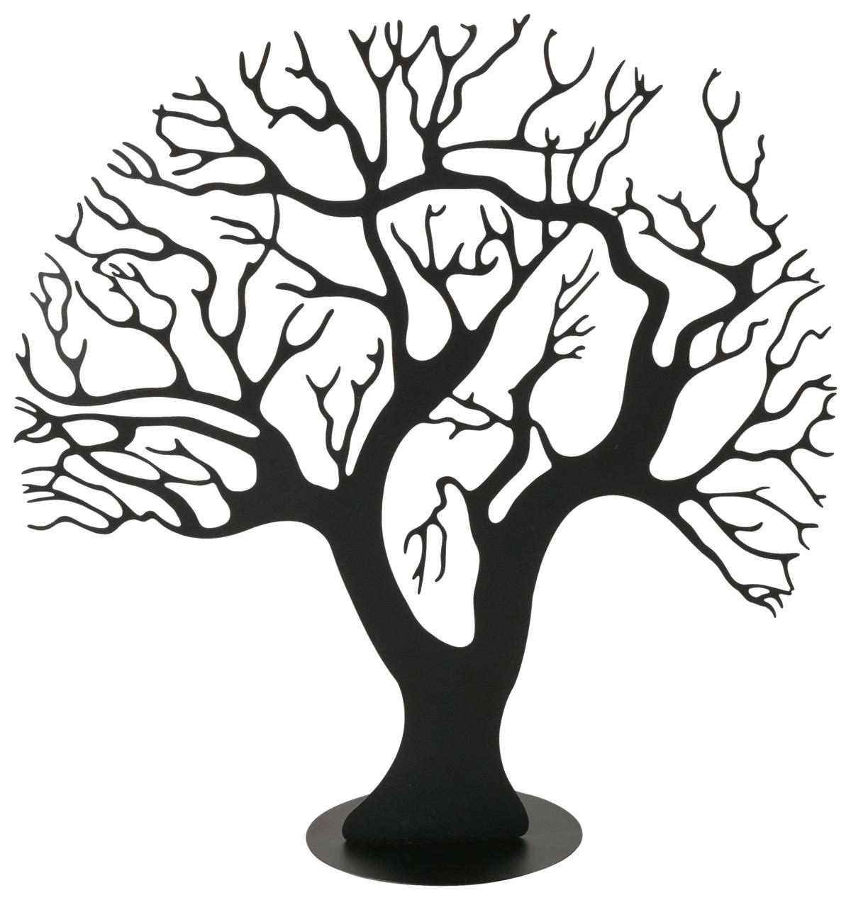 DEKOBAUM - Schwarz, Basics, Metall (46,5/16/47cm)