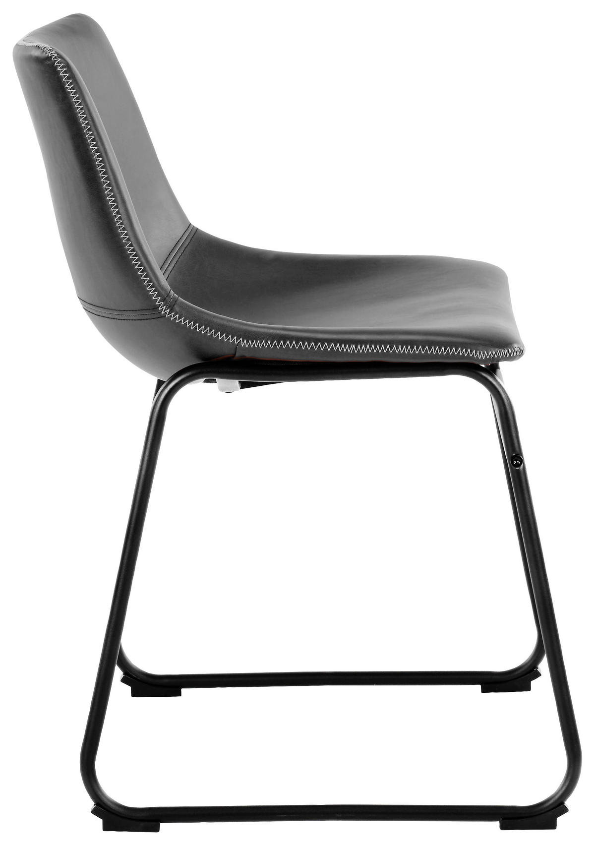 STOLICA  crna  tekstil      - crna/krem, Trend, tekstil/metal (48/78,5/56cm) - MID.YOU