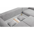 ECKSOFA Hellgrau Chenille  - Hellgrau/Grau, KONVENTIONELL, Kunststoff/Textil (293/205cm) - Carryhome