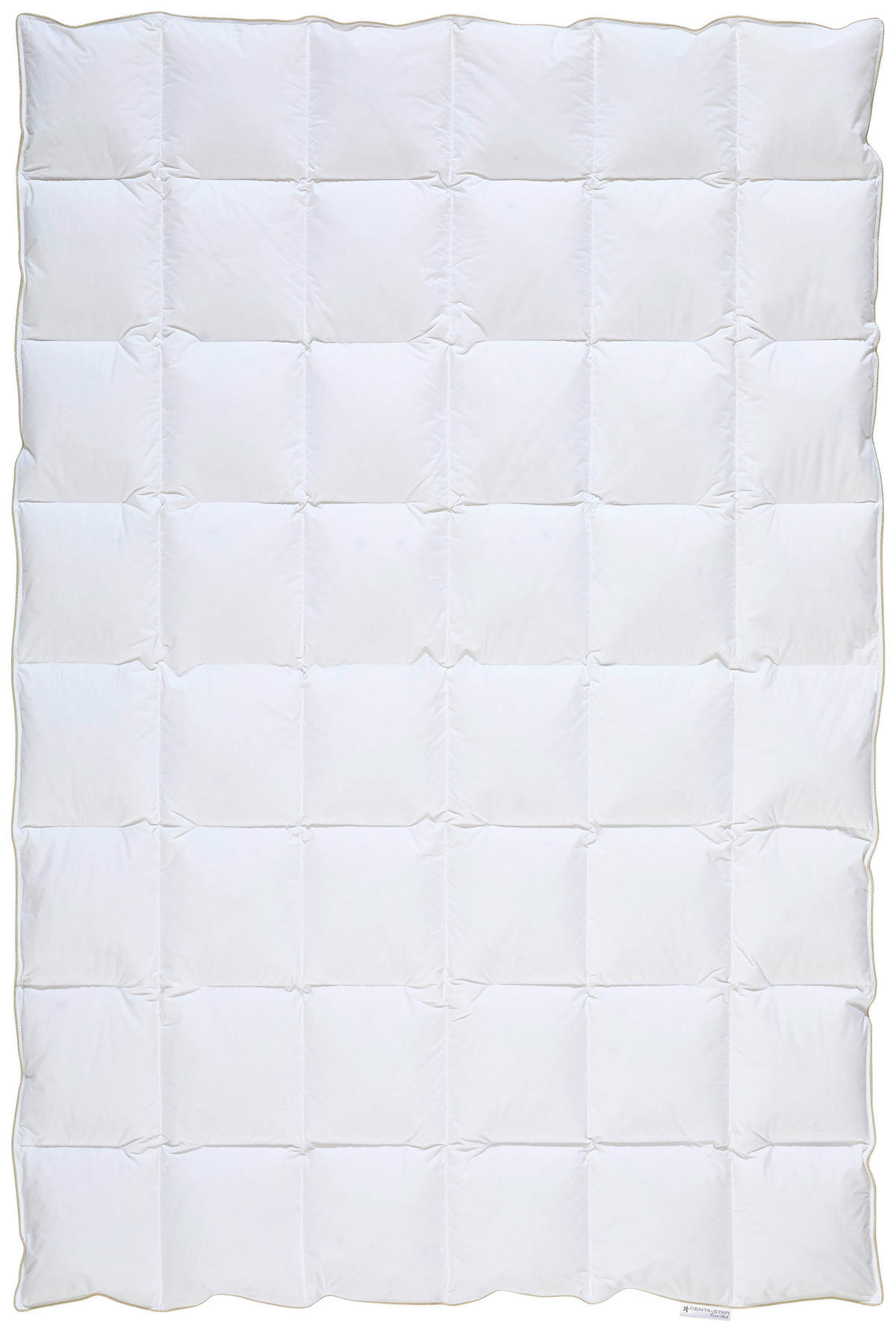 DAUNENDECKE  Golden Glow  155/220 cm   - Weiß, Basics, Textil (155/220cm) - Centa-Star