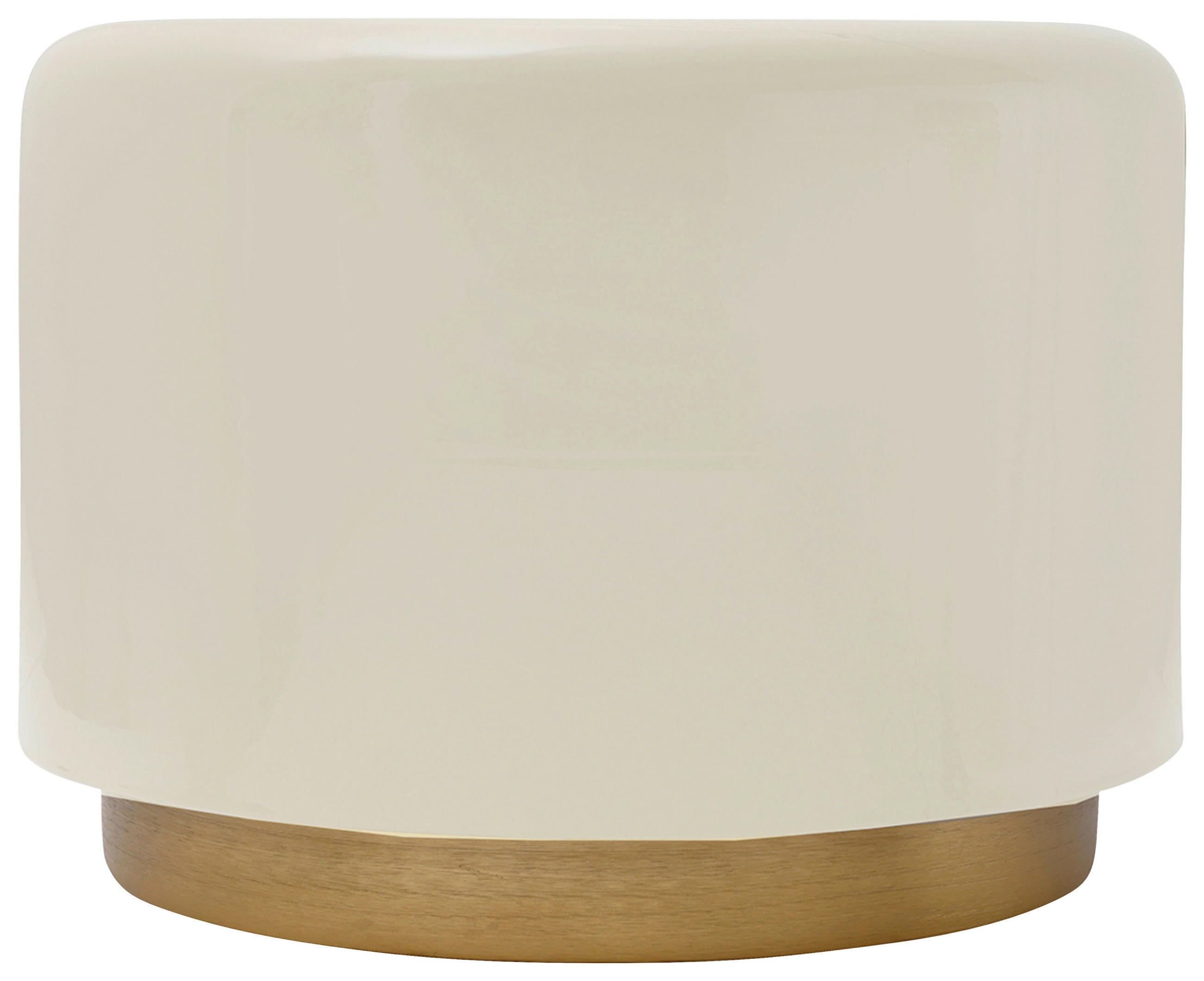 Kayoom Hocker Gold, Beige 43 cm