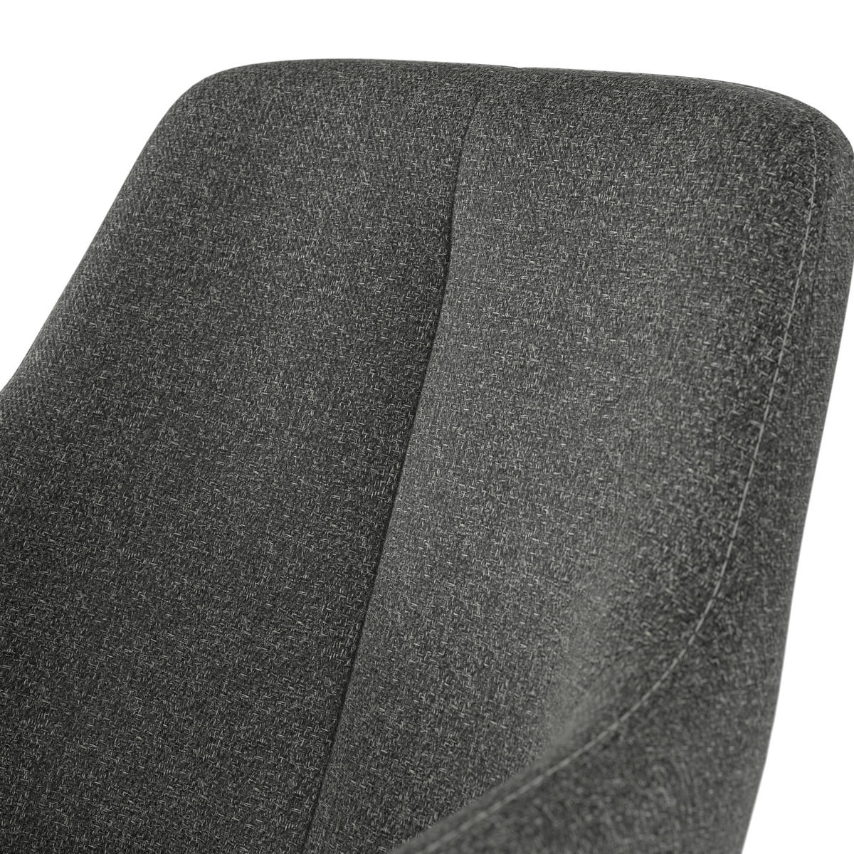 GARTENSTUHL Metall, Textil Anthrazit, Dunkelgrau  - Dunkelgrau/Anthrazit, Modern, Textil/Metall (62/87/62cm) - Ambia Garden