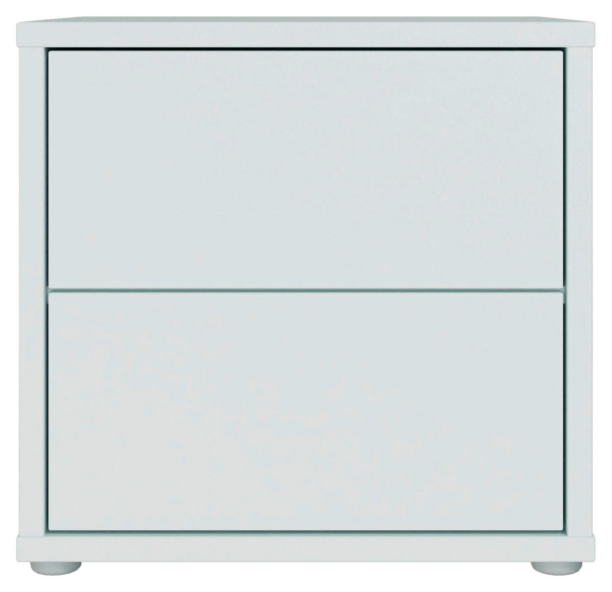 NACHTSCHRANK 50/48/42 cm  - Silberfarben/Hellgrau, Trend, Holzwerkstoff/Kunststoff (50/48/42cm) - Carryhome