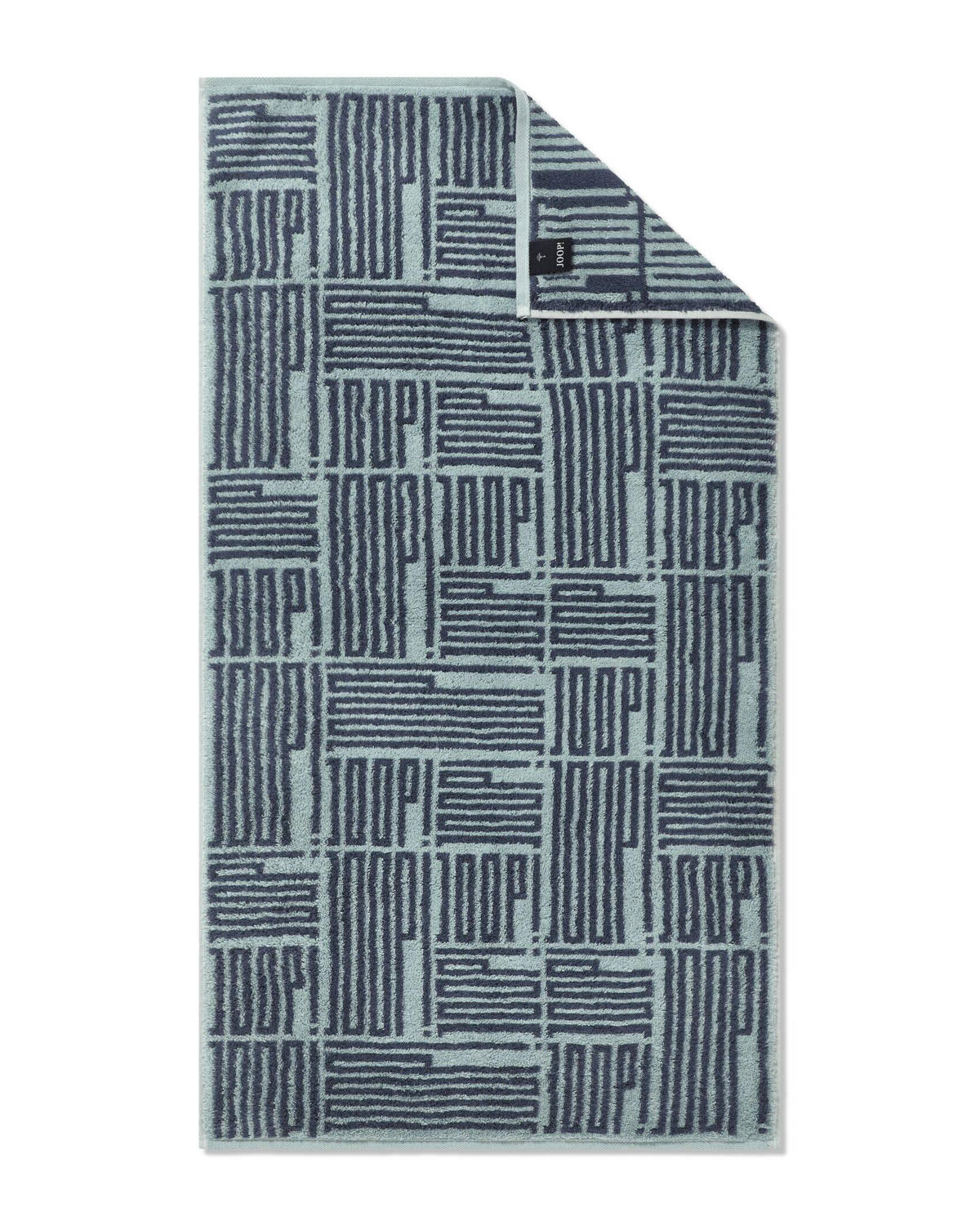 DUSCHTUCH Bars 80/150 cm  - Blau, Basics, Textil (80/150cm) - Joop!