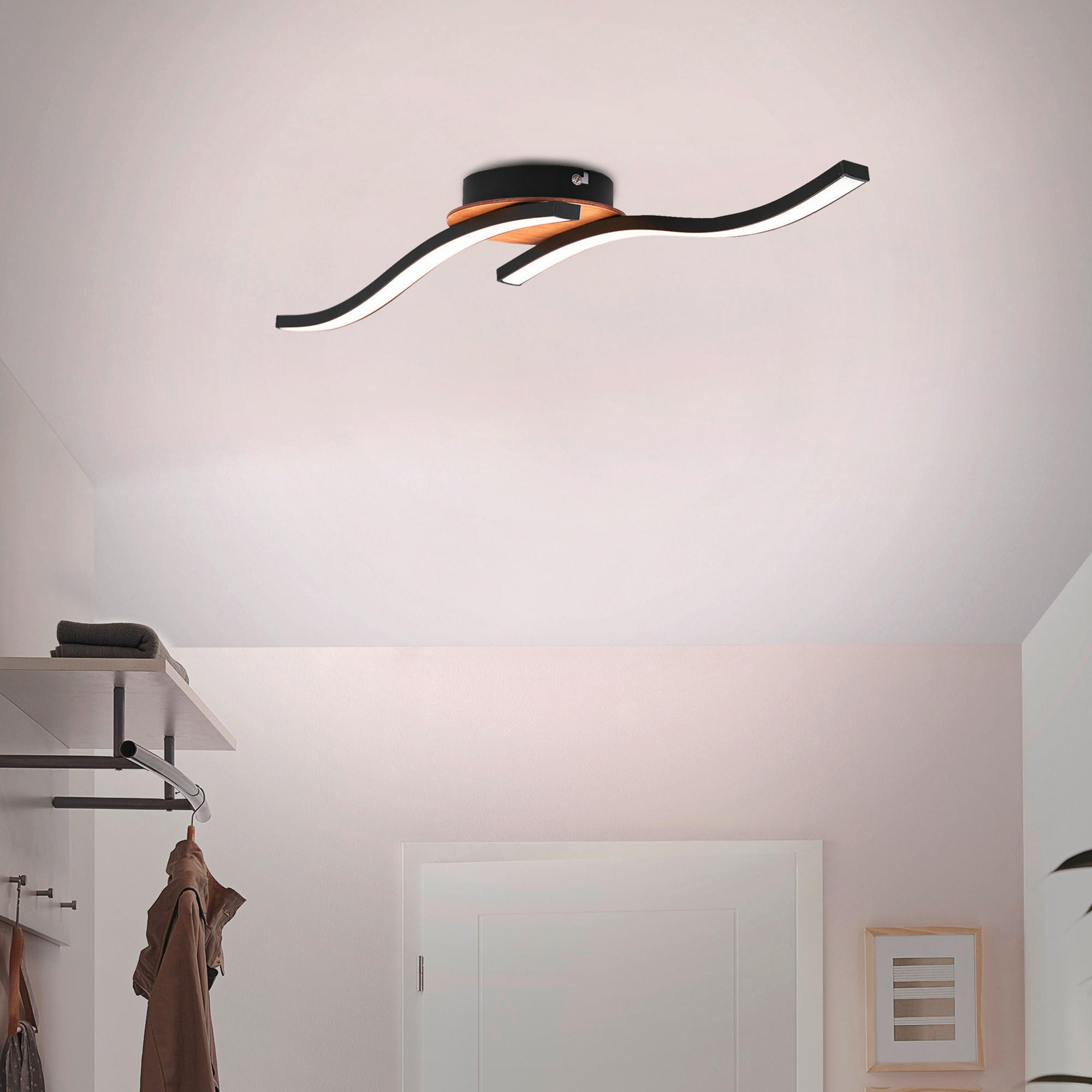 STROPNÉ LED SVIETIDLO, 55,5/12/7,2 cm - Design (55,5/12/7,2cm)