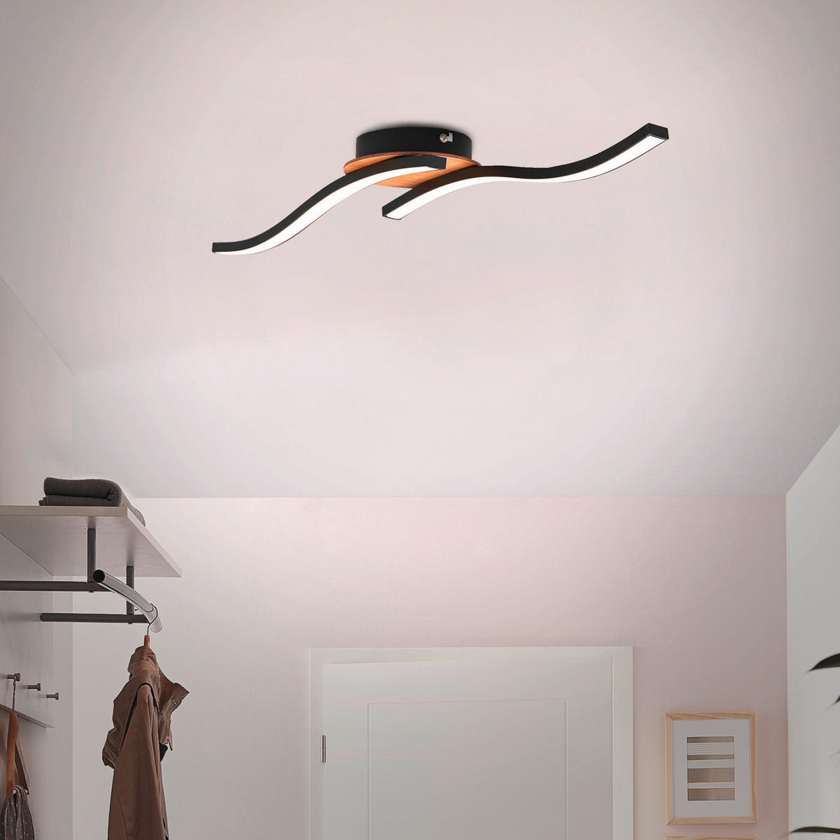 STROPNÉ LED SVIETIDLO, 55,5/12/7,2 cm - Design (55,5/12/7,2cm)