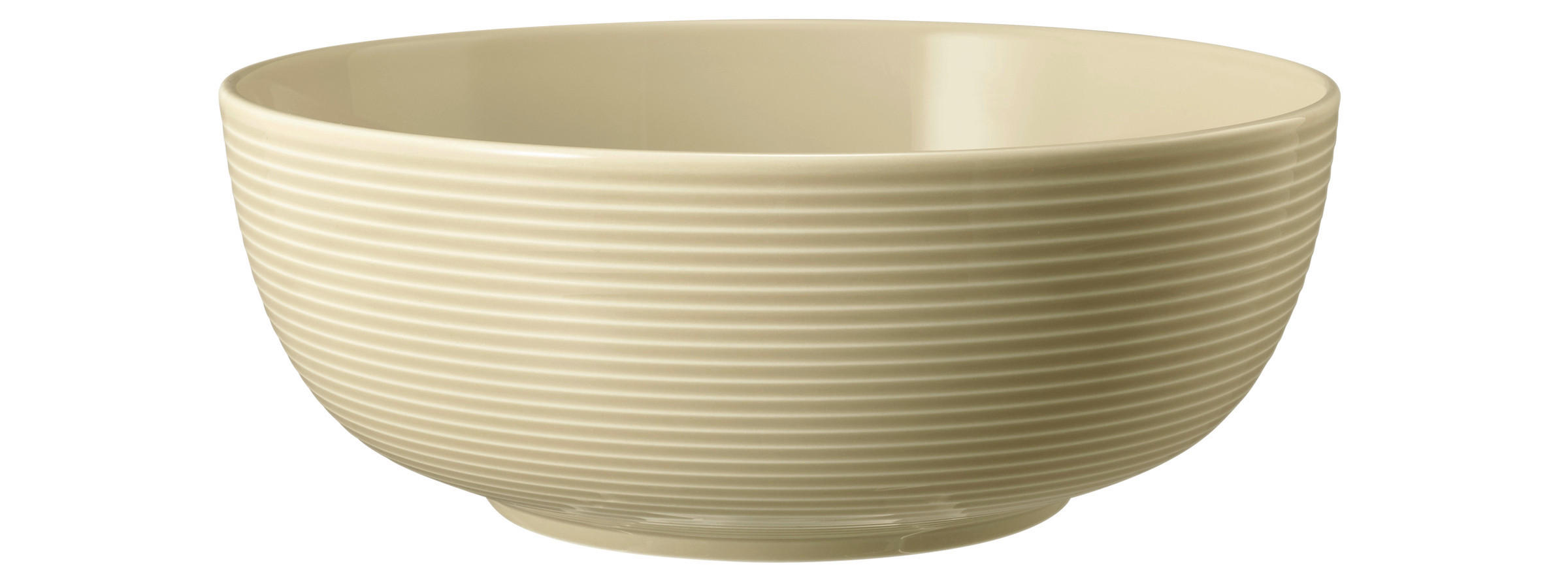 SCHÜSSEL Beat   - Sandfarben, Basics, Keramik (21/21/12cm) - Seltmann Weiden