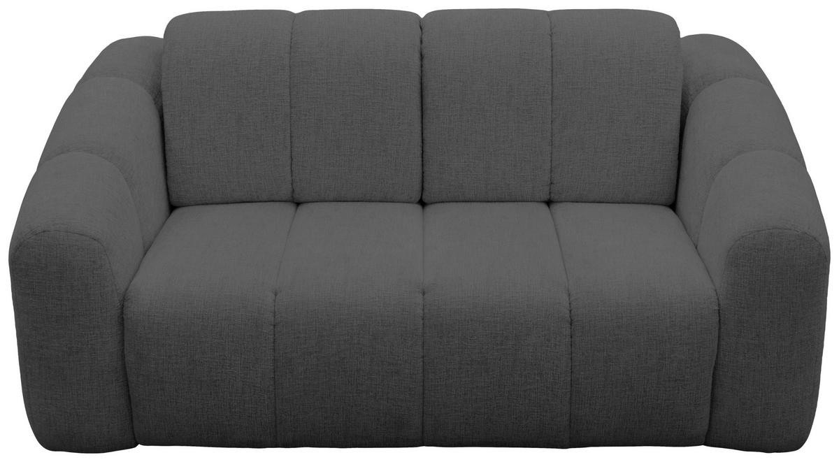 SCHLAFSOFA Chenille Grau  - Beige/Schwarz, MODERN, Kunststoff/Textil (192/85/110cm) - Livetastic