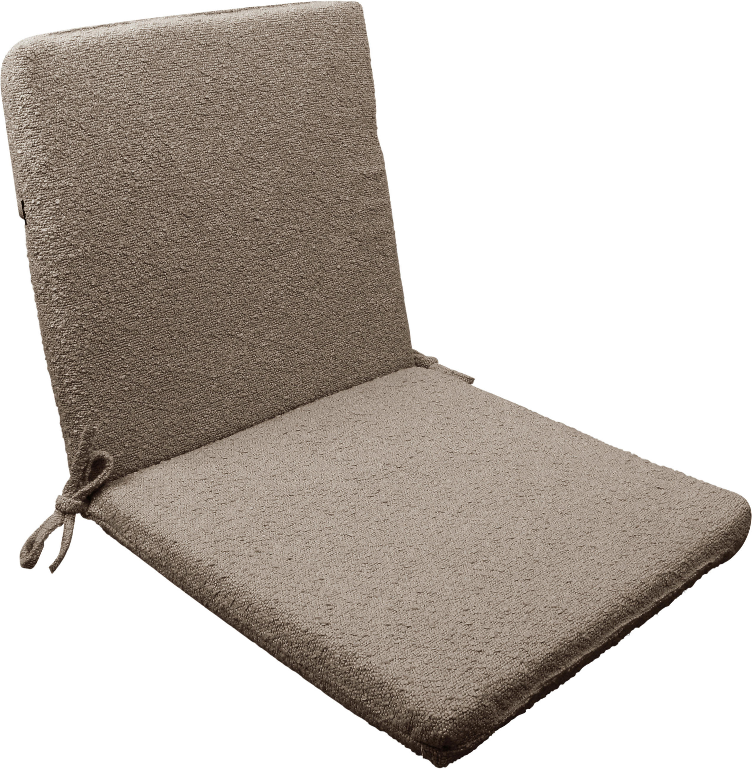 GARTENSITZKISSEN Taupe Uni  - Taupe, Konventionell, Textil (50/52/48cm) - Dieter Knoll