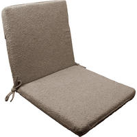 GARTENSITZKISSEN Taupe Uni  - Taupe, Konventionell, Textil (50/52/48cm) - Dieter Knoll