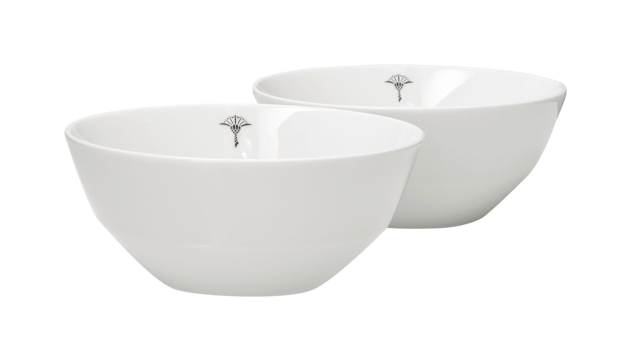 DESSERTSCHALE Single Cornflower 13 cm  - Weiß, Design, Keramik (13cm) - Joop!