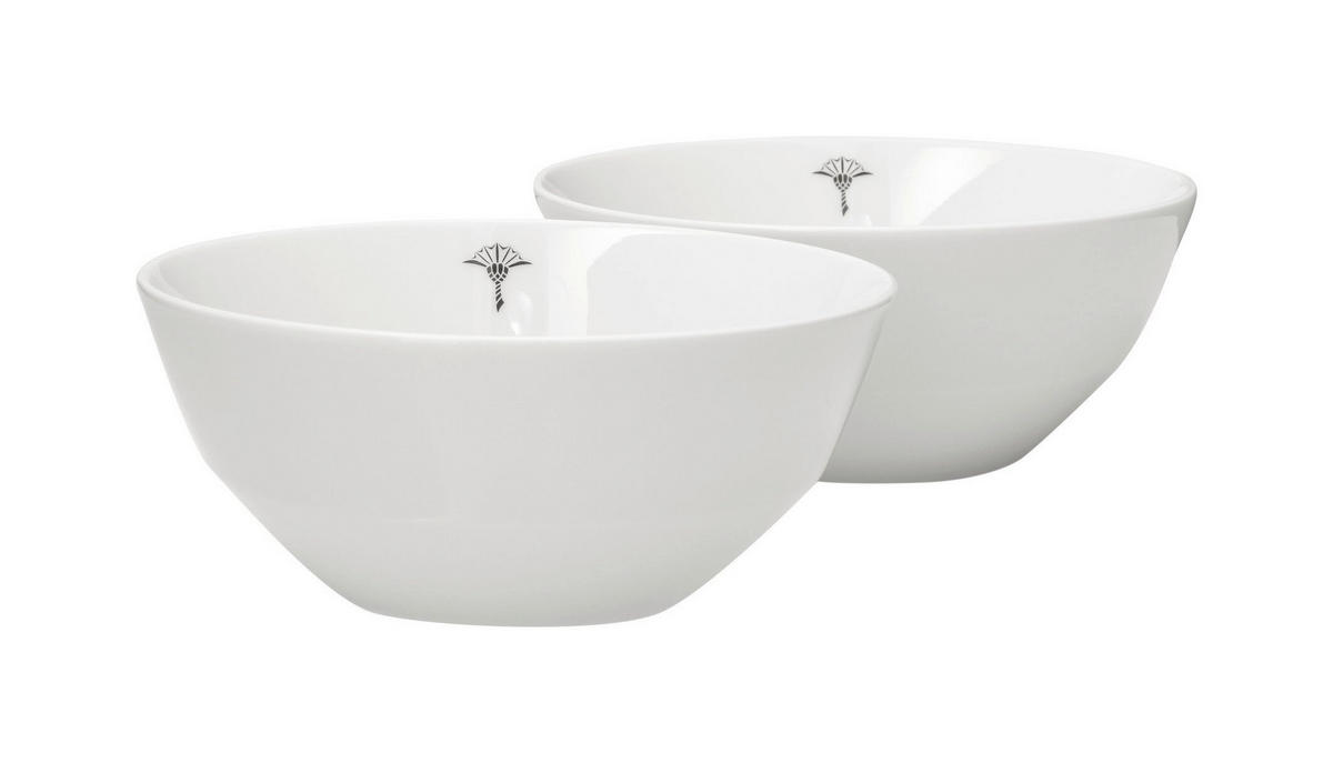 DESSERTSCHALE Single Cornflower 13 cm  - Weiß, Design, Keramik (13cm) - Joop!