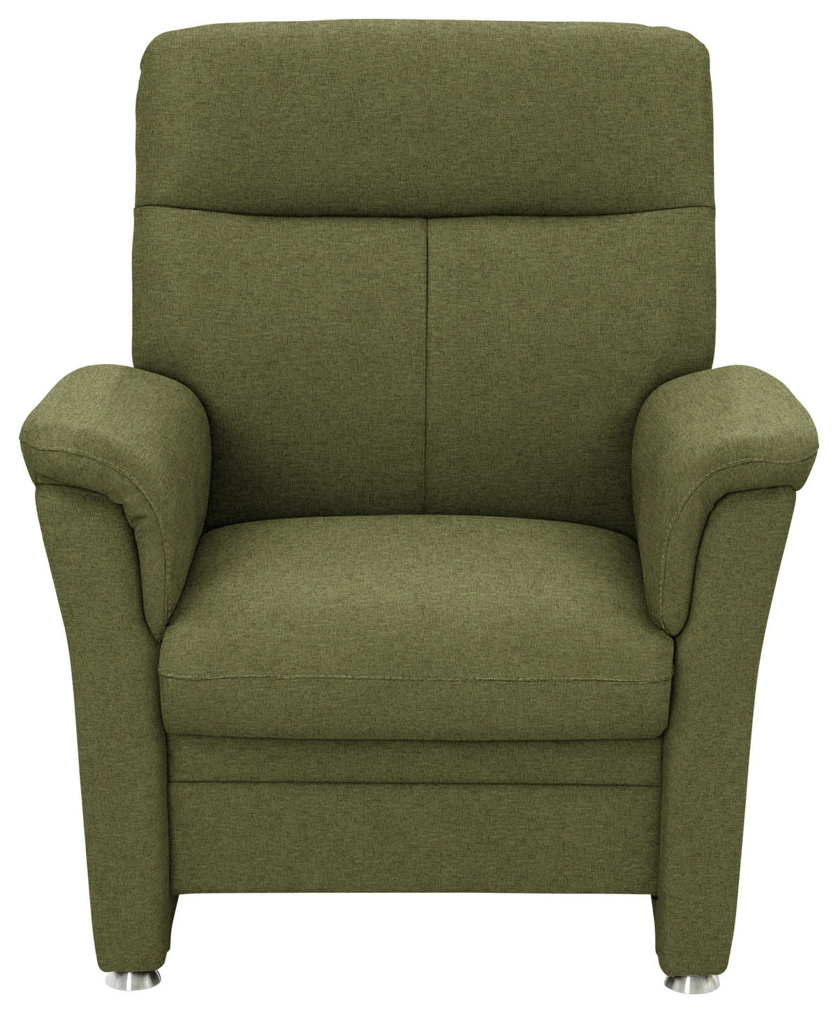 SESSEL in Flachgewebe Grün  - Alufarben/Grün, KONVENTIONELL, Textil/Metall (90/100/89cm) - Beldomo Comfort