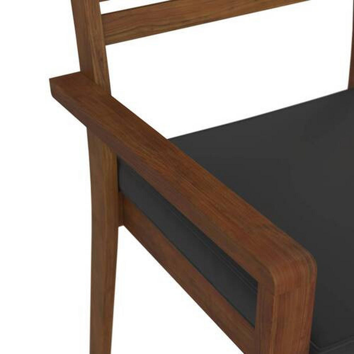 GARTENTISCHGRUPPE  - Anthrazit/Teakfarben, MODERN, Holz/Textil (90/65/75/82/90/62cm) - Ambia Garden