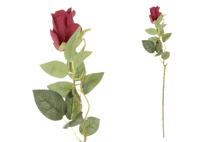 RŮŽE 68 cm - červená, Basics, textil/plast (68cm)