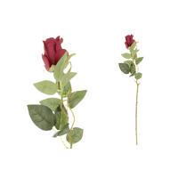 RŮŽE 68 cm - červená, Basics, textil/plast (68cm)
